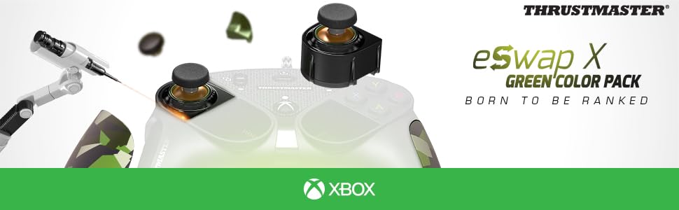 Thrustmaster ESWAP X Green Color Pack - Anpassbares Gamepad-Modul-Paket für Xbox Series X|S, Xbox On