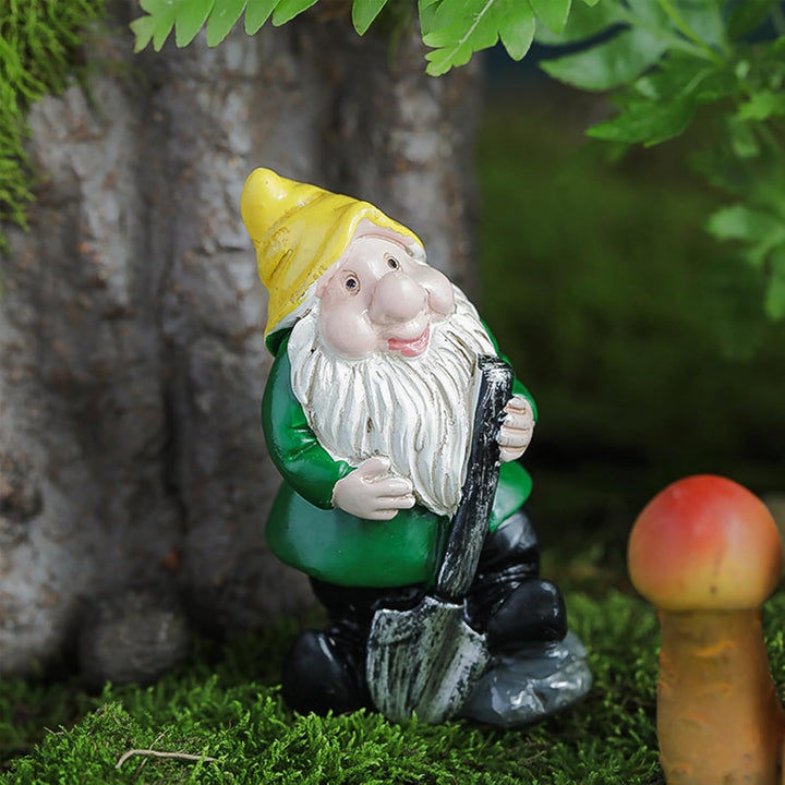 Yoaeyok 7 Stück Weihnachtswichtel Set, Wichtel Figuren Weihnachten Dekoration Harz Ornamente, Wichte