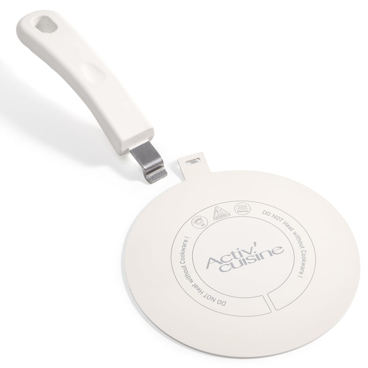 ACTIV CUISINE Induktion Adapterplatte 20 cm Induktionsadapterplatte mit abnehmbarem Griff Moka Induk
