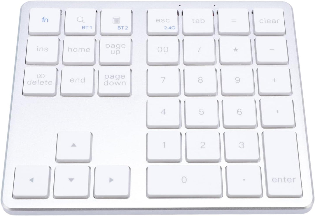 Nummernblock, Kabelloser Dual-Modus, Wiederaufladbar für PC, Laptop, Tablet, 35 Tasten, mit Einem Ei