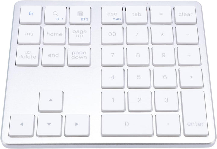 Nummernblock, Kabelloser Dual-Modus, Wiederaufladbar für PC, Laptop, Tablet, 35 Tasten, mit Einem Ei