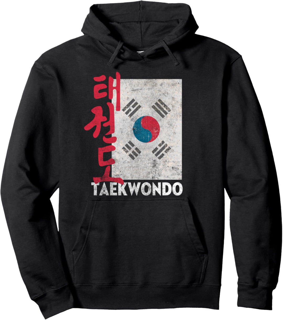 Taekwondo T-Shirt – koreanische Flagge Taekwondo Shirt Pullover Hoodie