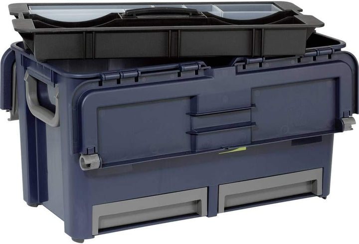 raaco 136600 Werkz-Koffer Werkzeugkoffer Compact 47, dunkelblau