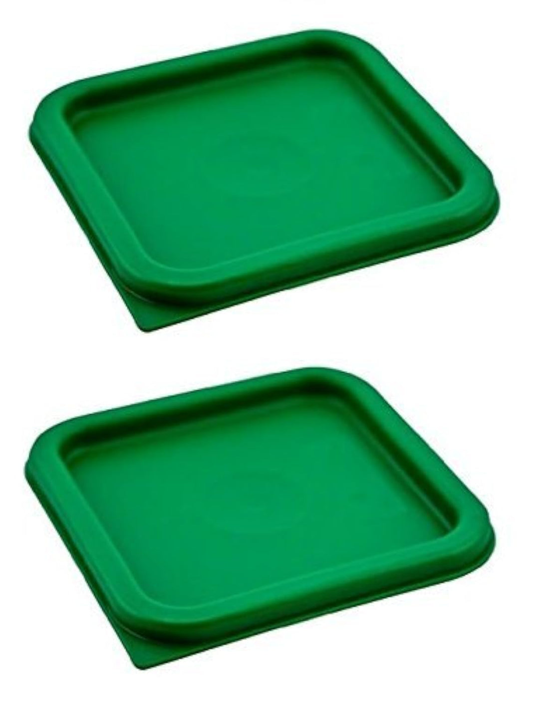 Cambro (SFC2452) Abdeckungen, 2 Stück (für 2 & 4 Quart Behälter, Kelly Green, Polyethylen, NSF)
