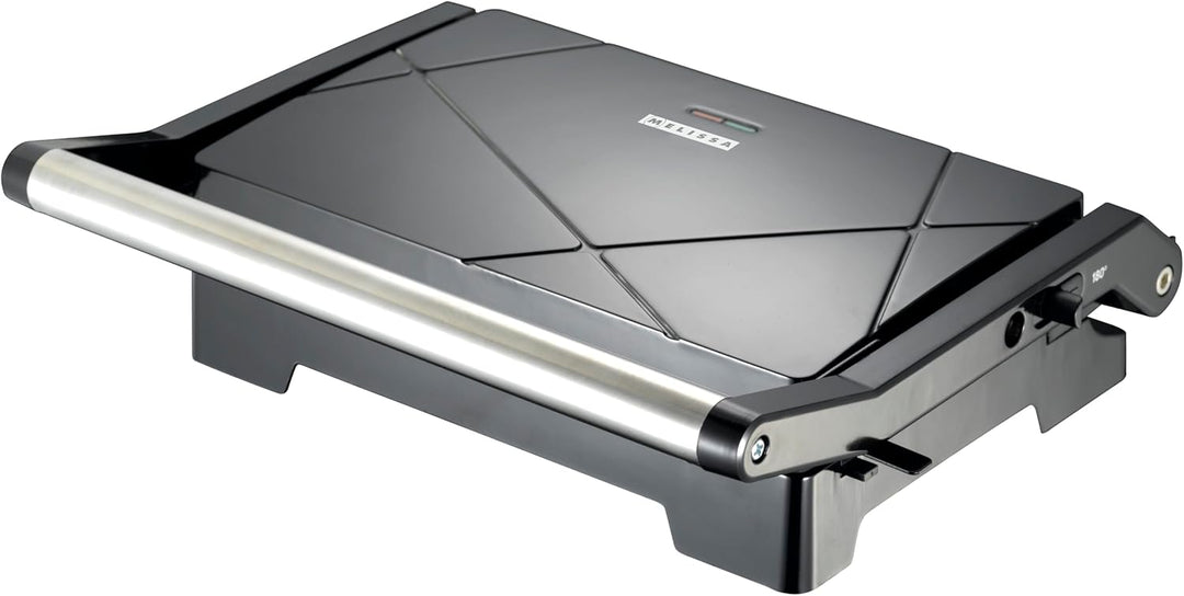 Melissa 16240111 Kontaktgrill - Panini und Sandwich Maker - Antihaftbeschichtet - 1000 Watt - Rutsch