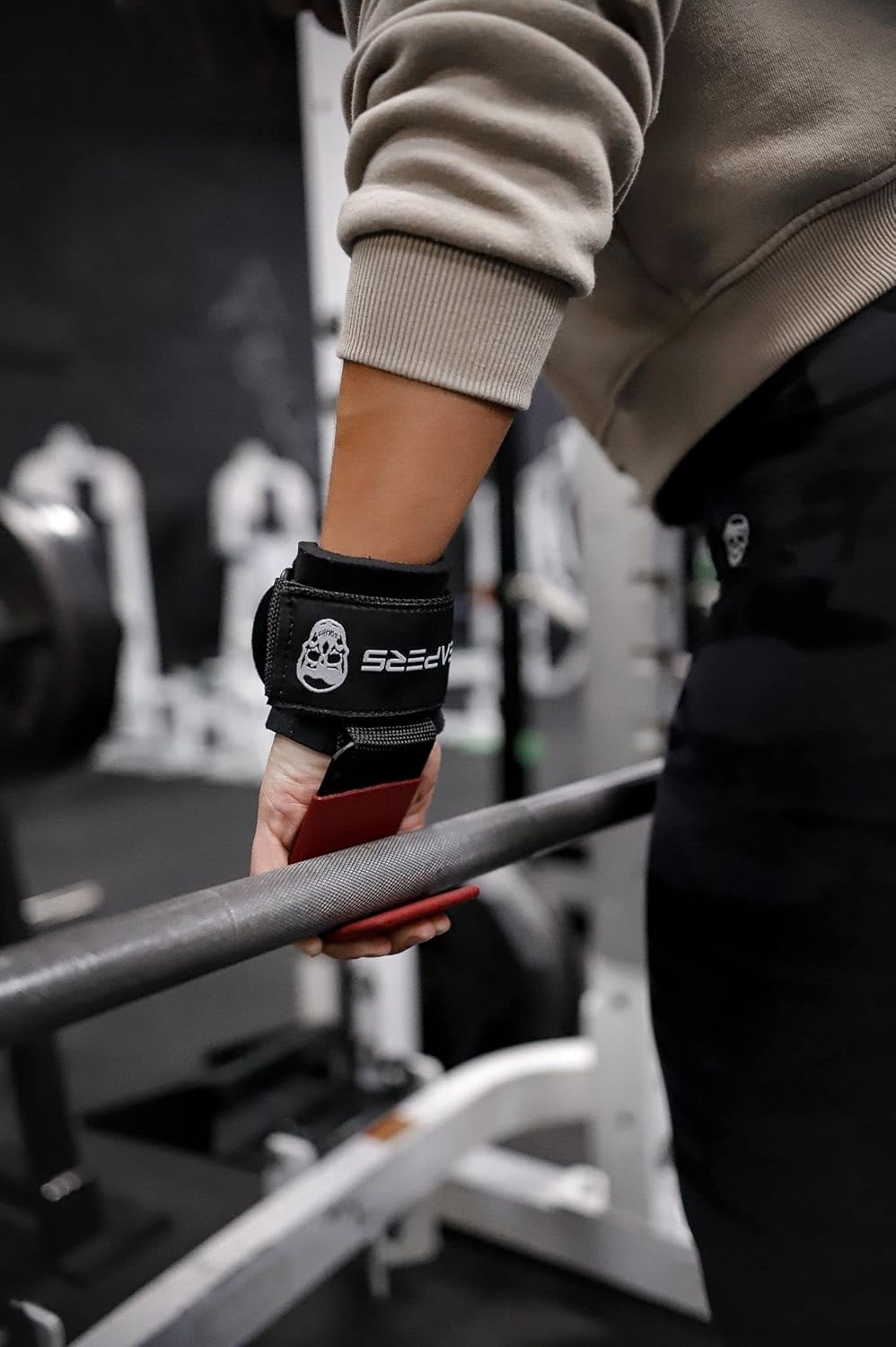 Gymreapers Weight Lifting Hooks (Pair), Heavy Duty Power Wrist Straps Hand Grip Support For Deadlift