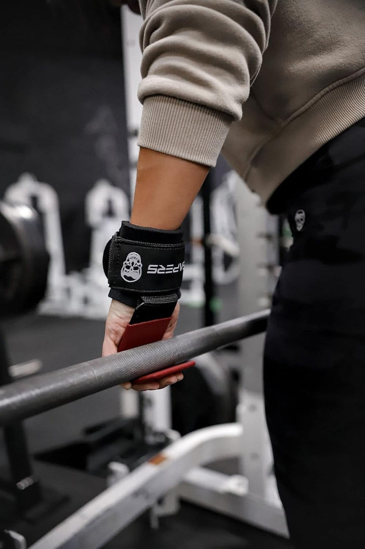 Gymreapers Weight Lifting Hooks (Pair), Heavy Duty Power Wrist Straps Hand Grip Support For Deadlift
