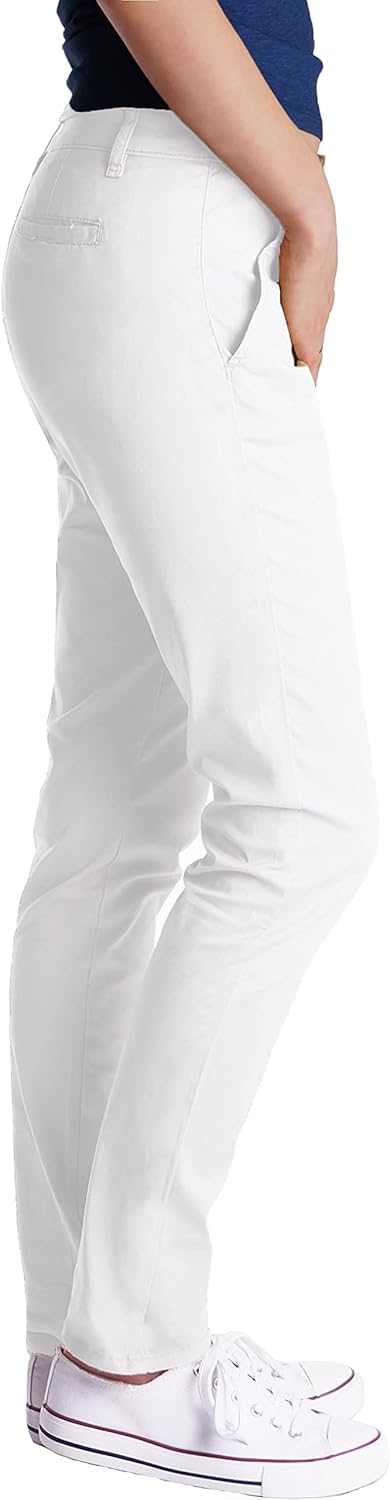 Fraternel Chino Damenhose Stoffhose normal Waist S Weiss, S Weiss
