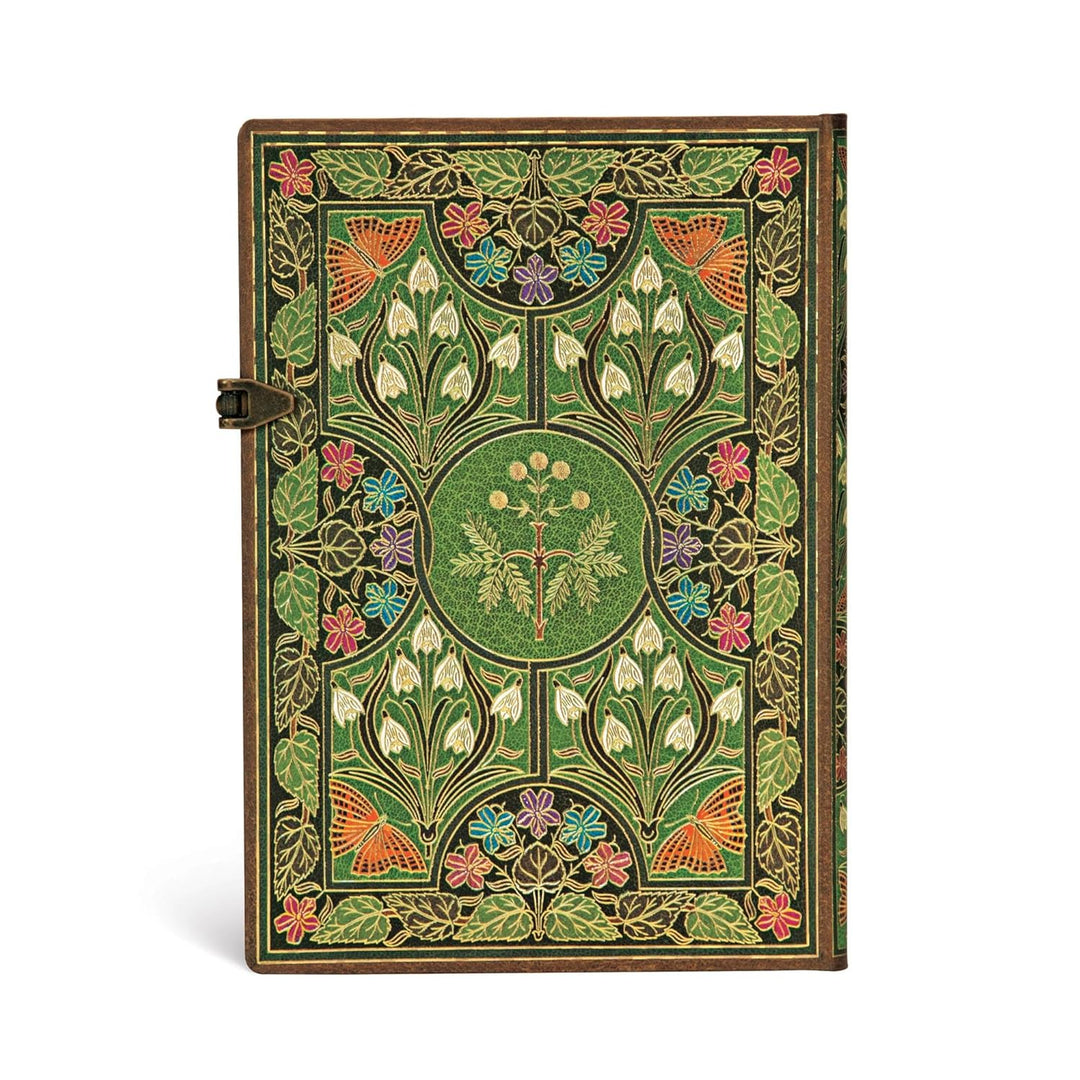 Paperblanks Blühende Poesie Notizbuch Midi Liniert (Poetry in Bloom), Midi (180 x 130): Lined Midi