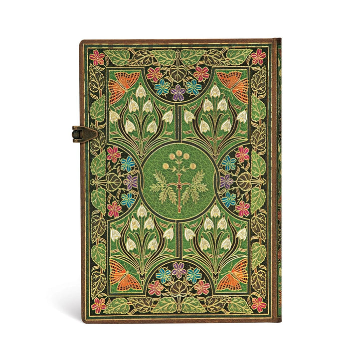 Paperblanks Blühende Poesie Notizbuch Midi Liniert (Poetry in Bloom), Midi (180 x 130): Lined Midi