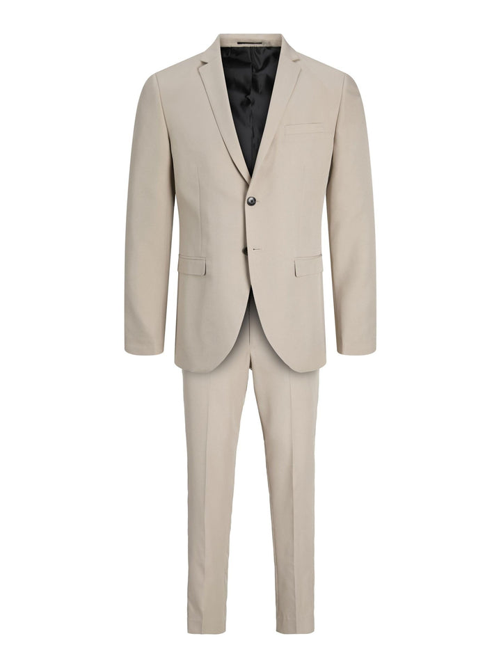 JACK & JONES Male Einreihiger Blazer und Hose JPRCOSTA Super Slim Fit Anzug 56 Pure Cashmere/Fit:sup