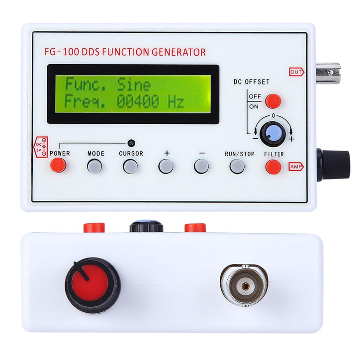 DDS-Funktionsgenerator, Sinusfrequenz 1 Hz-500 KHz Zählersignalquelle Generator Meter Sinus-Dreieck-