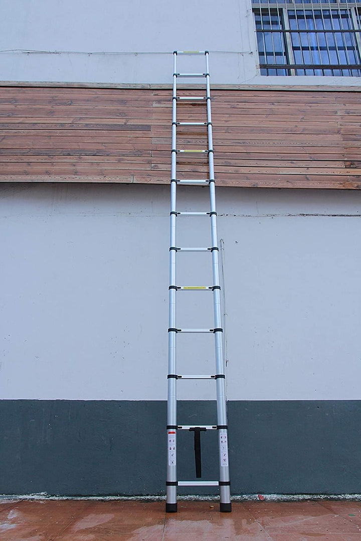 Mehrzweckleiter 5m Teleskopleiter Alu-Klappleiter Rutschfester Ausziehbare Robust Stehleiter 150 kg/