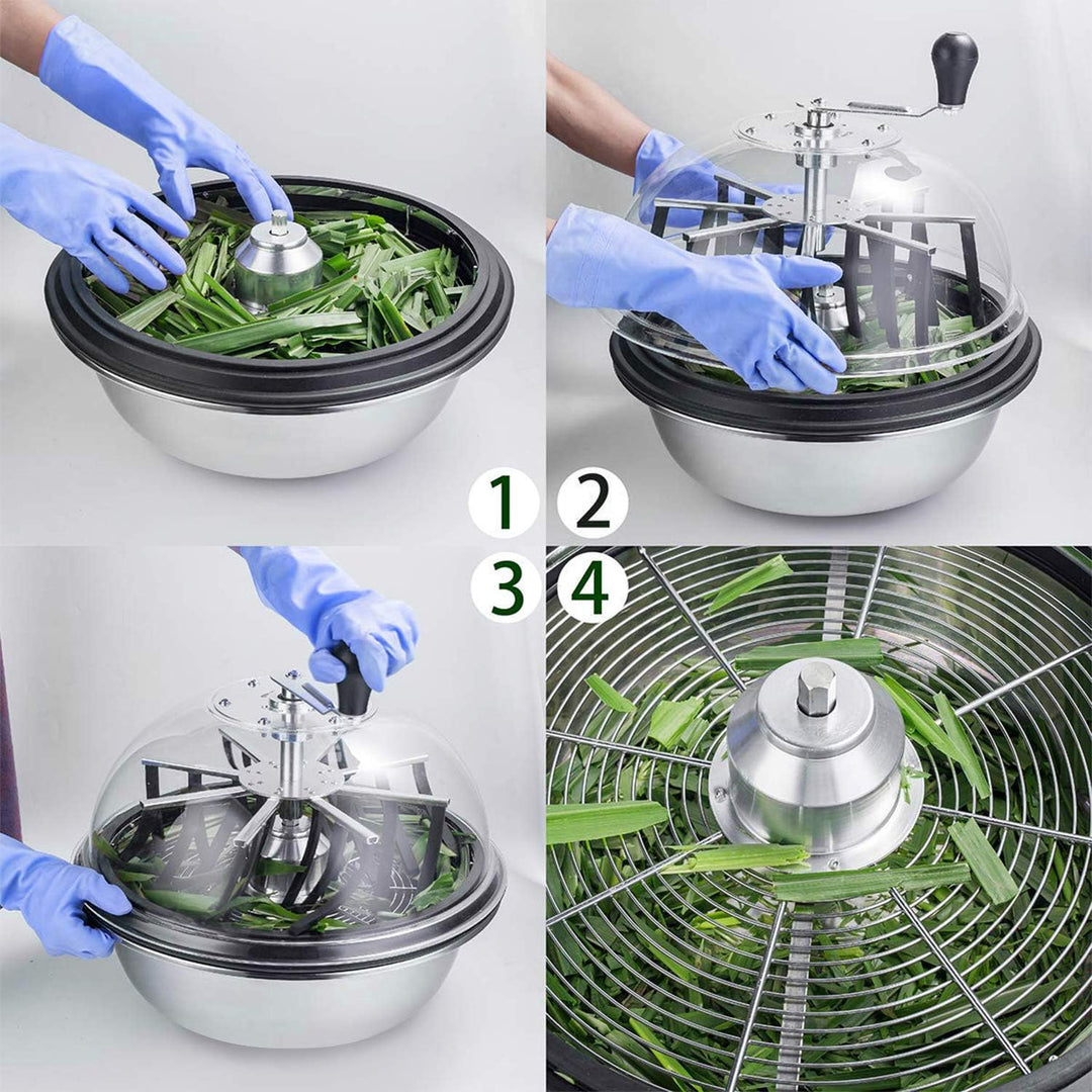 Mi hogar 16 Zoll Blatt Bowl Trimmer Maschine Twisted Spin Cut für Pflanze Knospe und Blume mit verbe