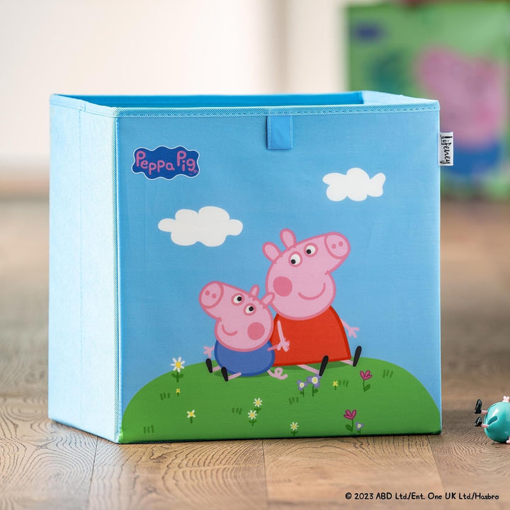meets Peppa Wutz Aufbewahrungsbox für Kinder – Box mit Peppa Pig Motiv zur Aufbewahrung von Spielzeu