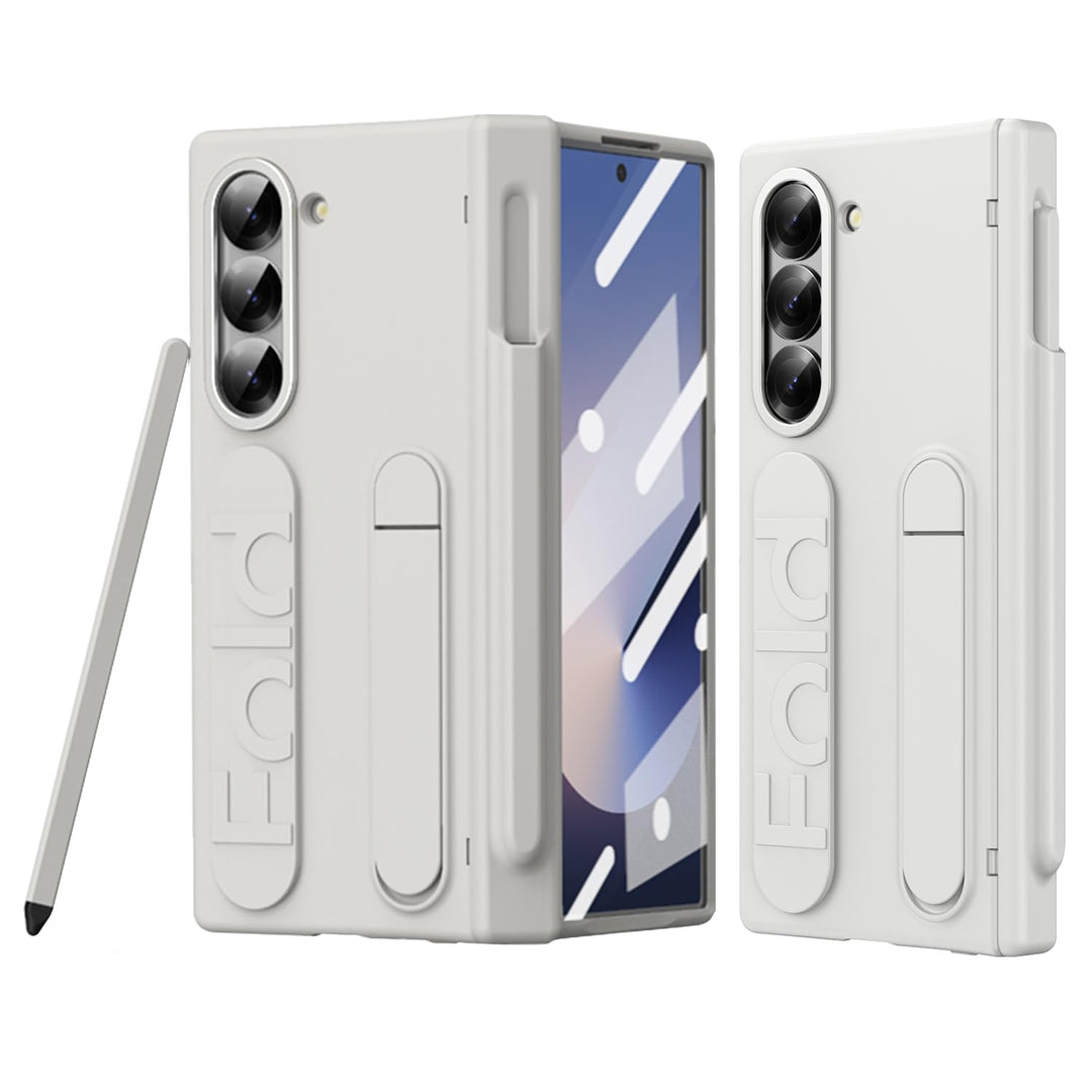 NINKI für Fold 6 handschlaufe Case mit Stift und Halter Samsung Galaxy Z fold 6 hülle mit Armband Ga