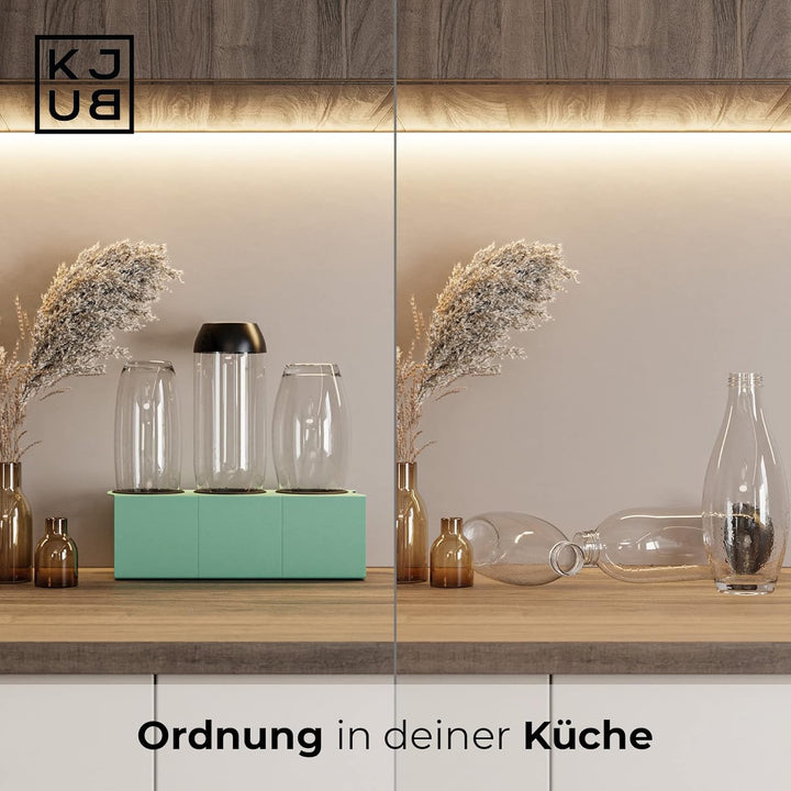 KJUB Flaschenhalter kompatibel für Flaschen von SodaStream, Aarke, AirUp UVM.| Zum Trocknen &amp; zur Au