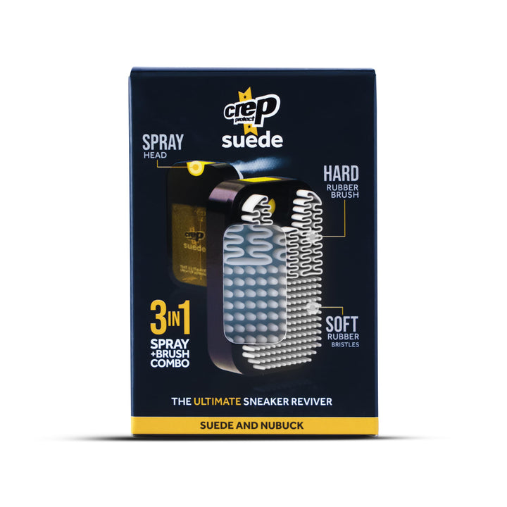 Crep Protect Suede Reviver - Wildleder Schuhreiniger, Conditioner & Wildlederbürste für Wildleder &