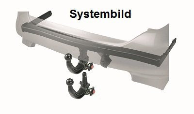 Westfalia Abnehmbare Anhängerkupplung für Ford Galaxy II (BJ 05/2006-09/2015) - nur für Fzg ohne Niv