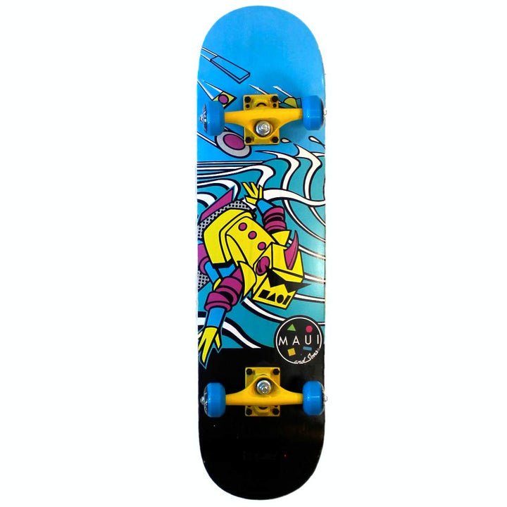 Maui and Sons Complete Skateboard - 8\ Invasion, Invasion
