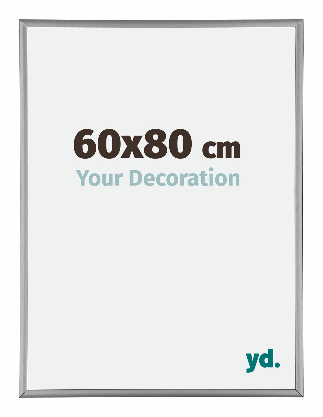yd. Your Decoration - Bilderrahmen 60x80 cm - Bilderrahmen aus Aluminium mit Acrylglas - Antireflex