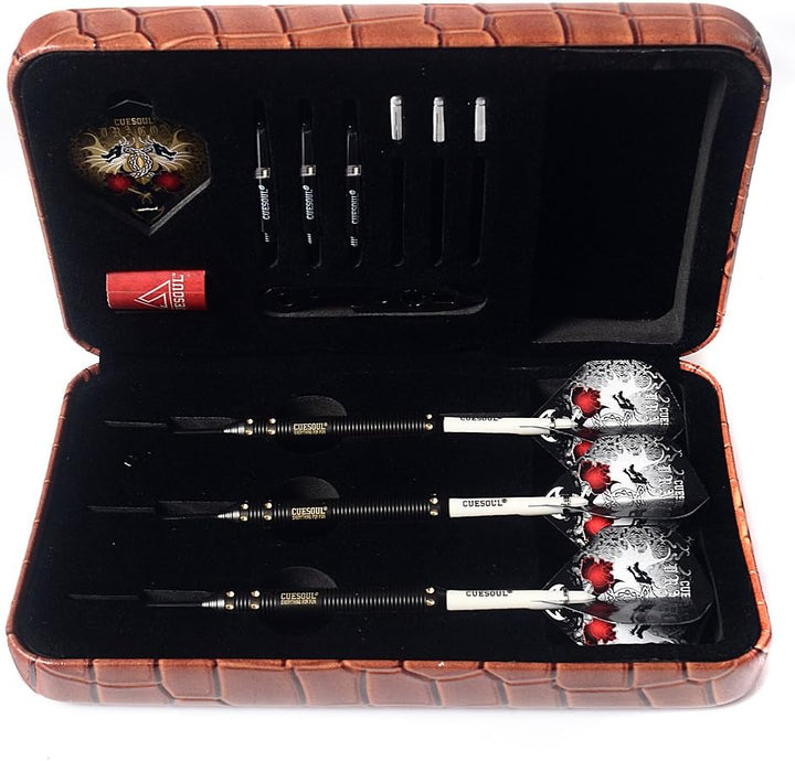 CUESOUL Dragon Deluxe Messing Steel Dartpfeile, 21 Gramm J2104 25 Gramm, J2104 25 Gramm
