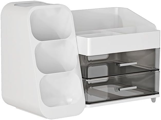 Afeeler Make Up Kosmetik Organizer mit Schubladen, Pinsel Organizer, Multifunktion Schminktisch Orga