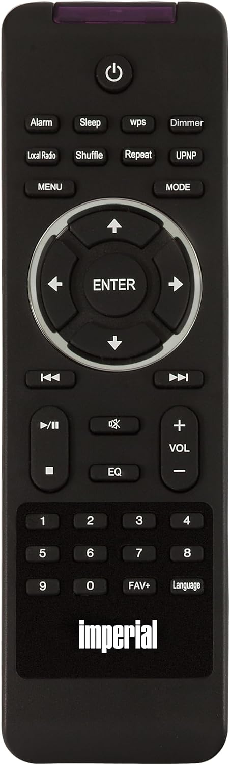 Imperial i110 Internetradio UPNP/DLNA Mediaplayer holzoptik Braun Single, Braun Single