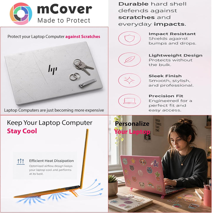 mCover Nur kompatibel mit HP OmniBook 5 16-AF / 16-AF / 16-AG / 16-BAxxxx / 16-BCxxxx und Pavilion 1