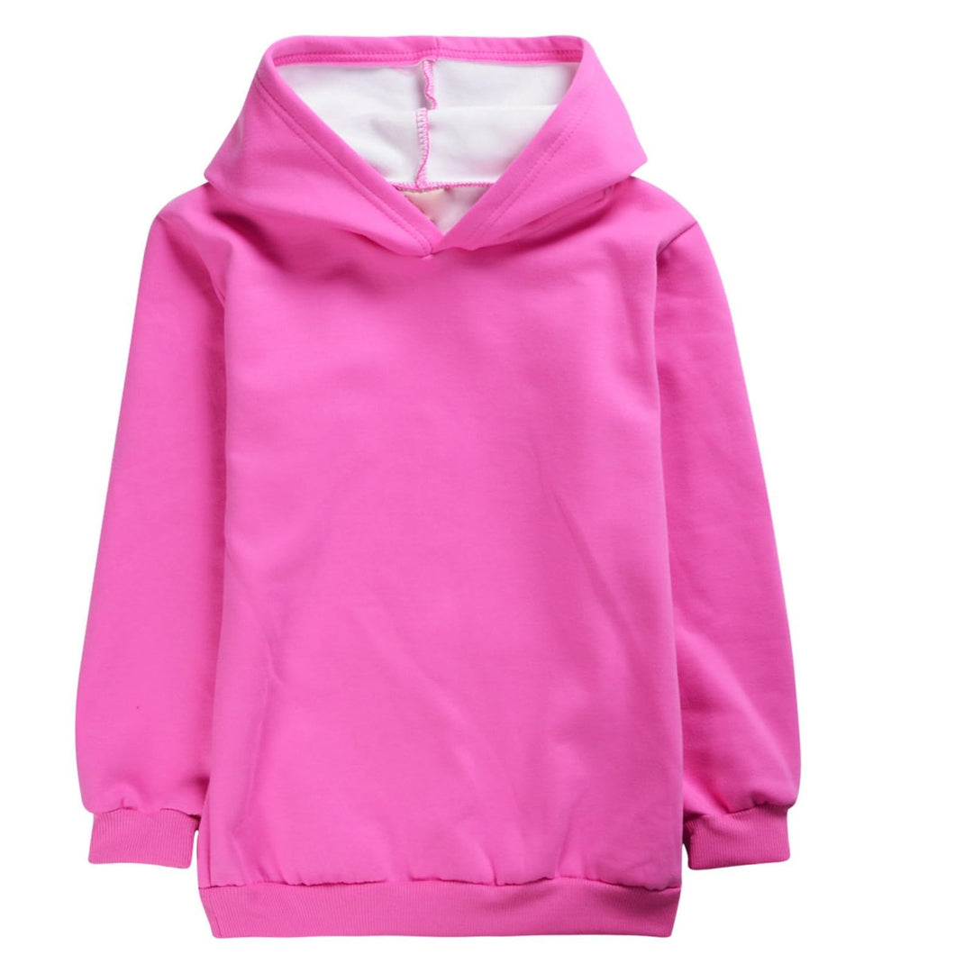 Generisch und Winter und Mädchen Farbe Hoodie für 3Y bis 16Y Winter Pullover Baby Mädchen Hot Rosa 5