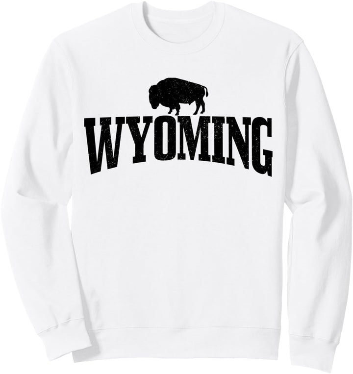 Wyoming Bison American Buffalo Pride Geschenk Sweatshirt