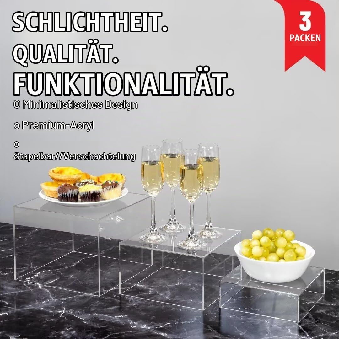 Buffet Ständer Acryl, 6&