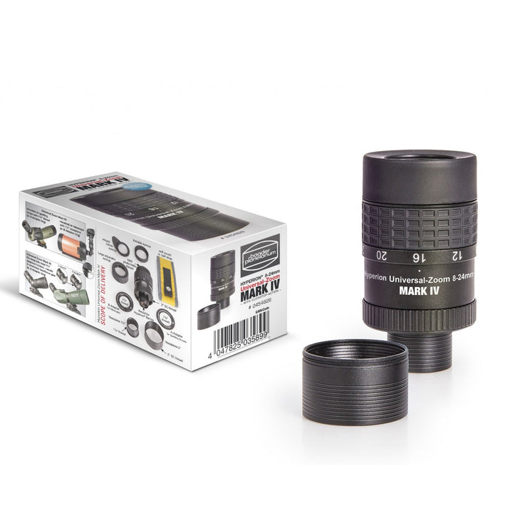 Baader Planetarium 2454826 Weitwinkel Hyperion Zoom Okular 8-24mm Mark IV schwarz Hyperion Zoom Okul