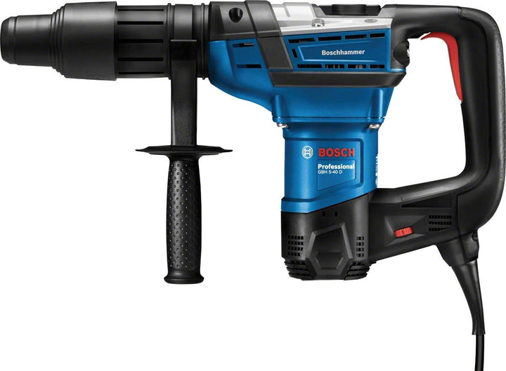 Bosch Professional Bohrhammer GBH 5-40 D (SDS Plus, inkl. Zusatzhandgriff, Fetttube, Maschinentuch,