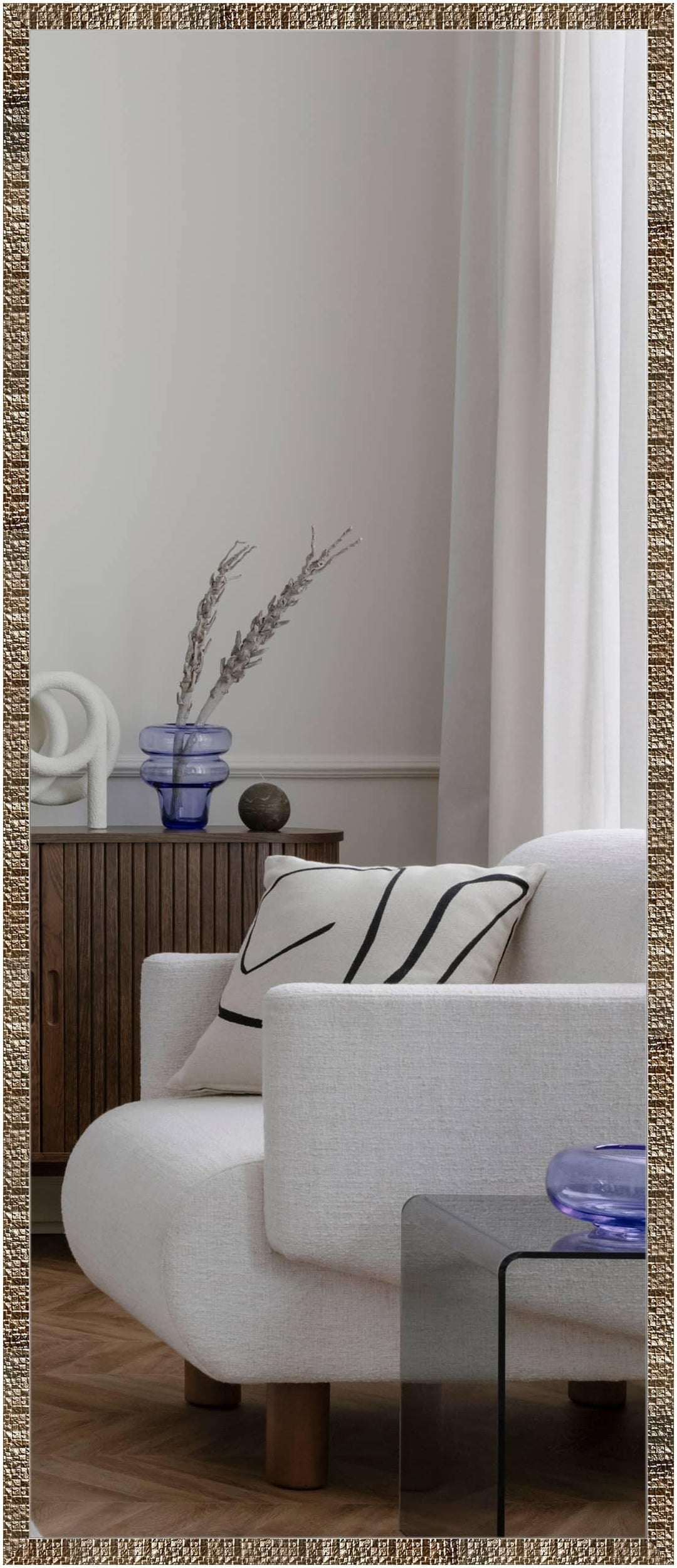 nielsen HOME Wandspiegel Florentina, Bronze, ca. 50x150 cm Bronze 150L x 50B cm, Bronze 150L x 50B c