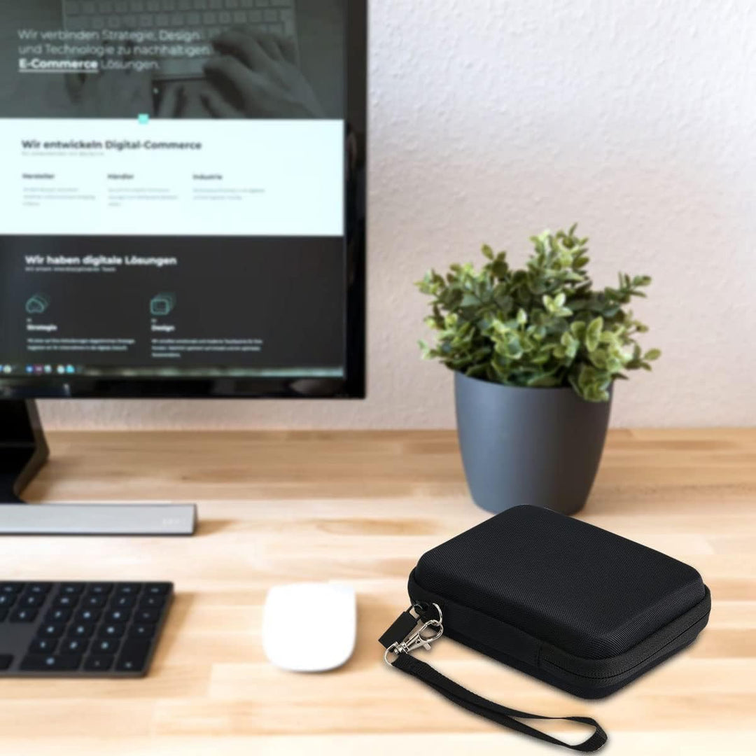 co2CREA Harttasche 2-in-1 für Samsung T7 Touch / T7 Portable SSD 500GB 1TB 2TB, Schutzhülle Aufbewah