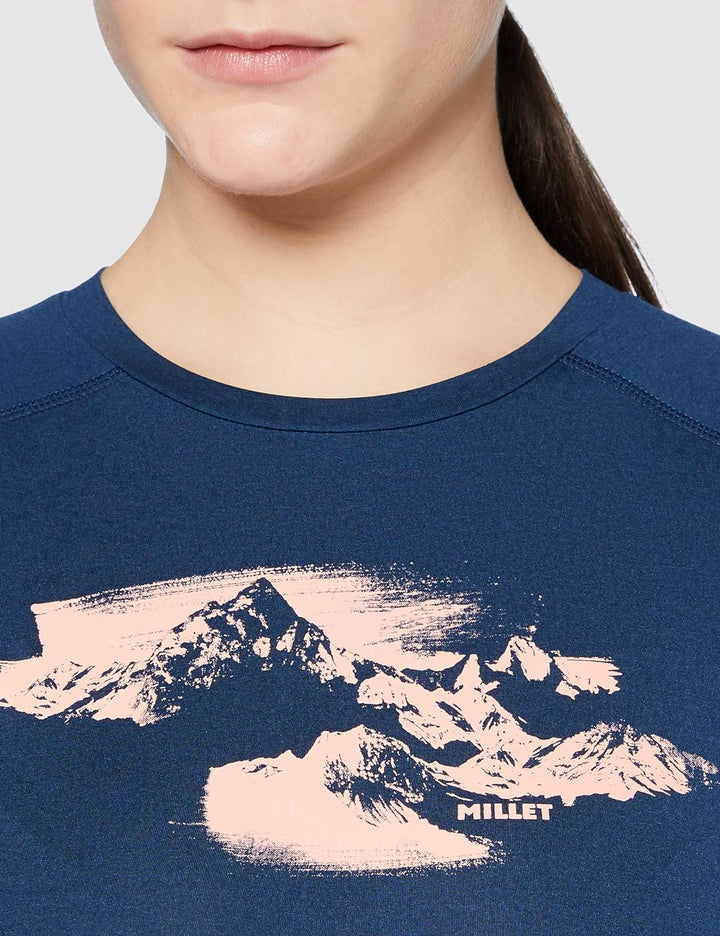 MILLET Damen Sneak Peak Ts Ls W T-Shirt M Orion Blue, M Orion Blue