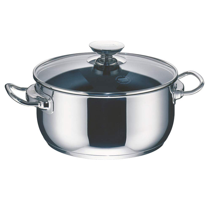 Berndes Kochtopf Injoy Special Edition 16 cm, Induktion, Kochtopf aus Edelstahl, allherdtauglich, To