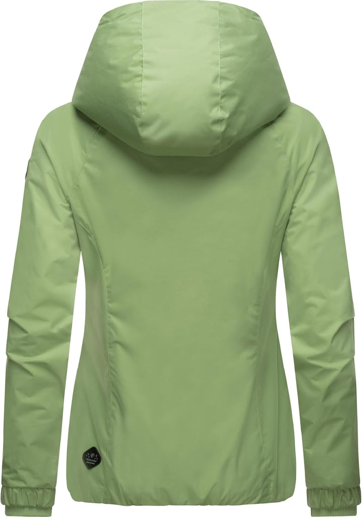 Ragwear Damen wasserdichte Übergangsjacke leichte Jacke kurz mit Kapuze Dizzie Intl XS-6XL 3XL Light