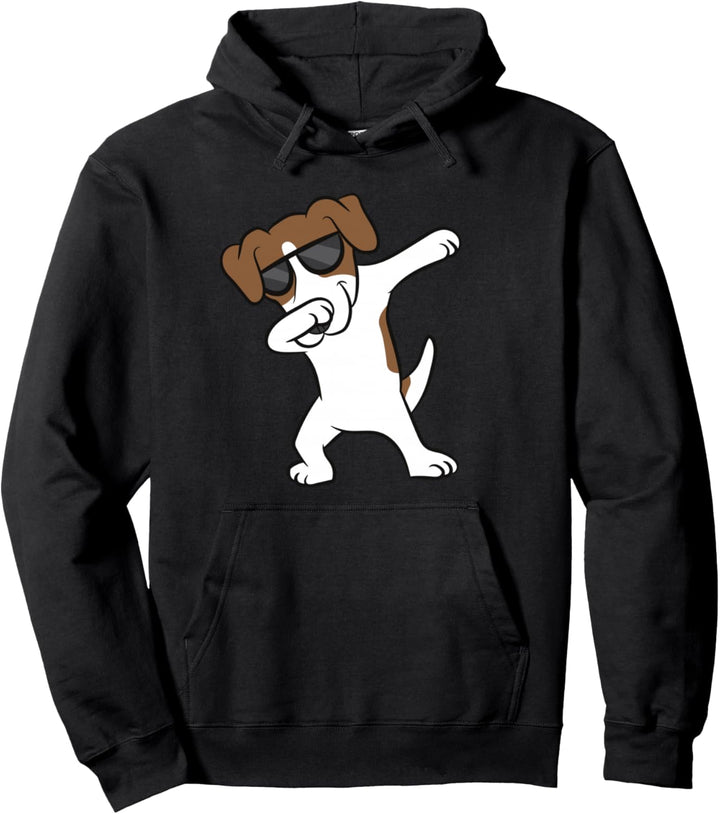 Jack Russell Dabbing Jack Russell Love Jack Russells Pullover Hoodie