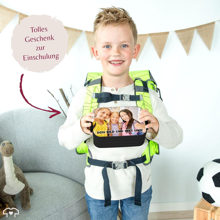 Kinder Bento Box Midi für Mepal Bentobox - Brotbox Dein Bild und Text I Custom Text und Foto Lunchbo