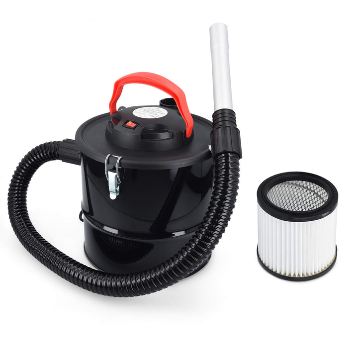 Navaris Aschesauger 10L mit Filter 800W - Asche Russ Staubsauger für Kamin BBQ Grill Ofen - Kaminsau