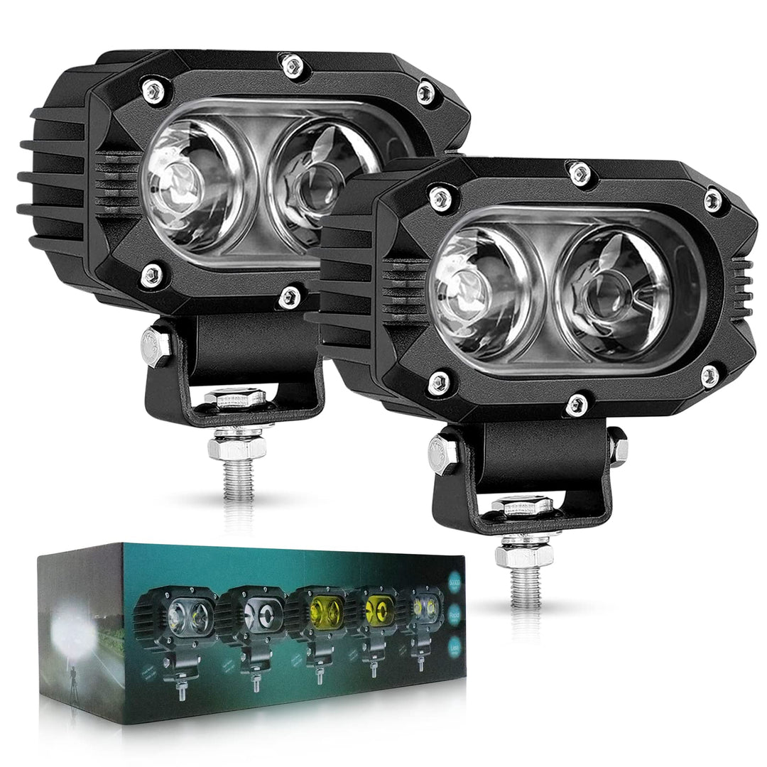 CO LIGHT LED Arbeitsscheinwerfer 12v Led Scheinwerfer 24v Zusatzscheinwerfer auto 4 zoll 2 stück×48W