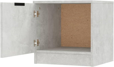 homiuse 40x39x40 cm 2 STK Nachttisch Betongrau NachtkäStchen NachtischschräNke Mini Kommode Nachttis