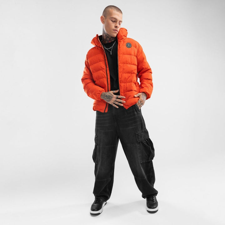 SIROKO - Steppjacke Fire S Leuchtendes Orange/Schwarz, S Leuchtendes Orange/Schwarz