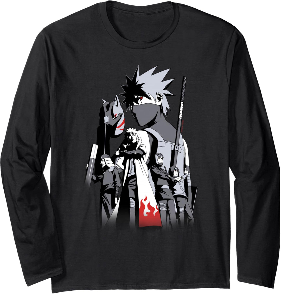 Naruto Shippuden Kakashi Story Limited Color Langarmshirt
