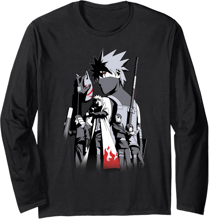 Naruto Shippuden Kakashi Story Limited Color Langarmshirt