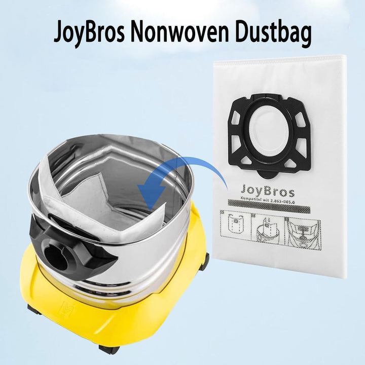 Staubsaugerbeutel Kompatibel mit Kärcher KFI 487 wd4 ps wd5 ps wd6 ps wd5p wd6p Premium 2.863-006.0