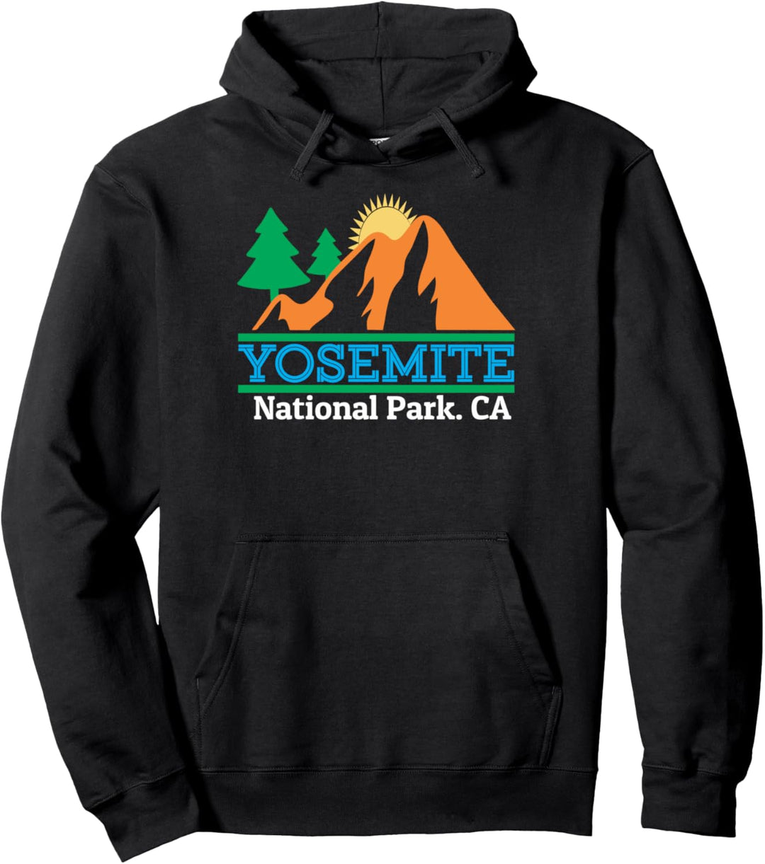 National Park graphic Yosemite design Pullover Hoodie