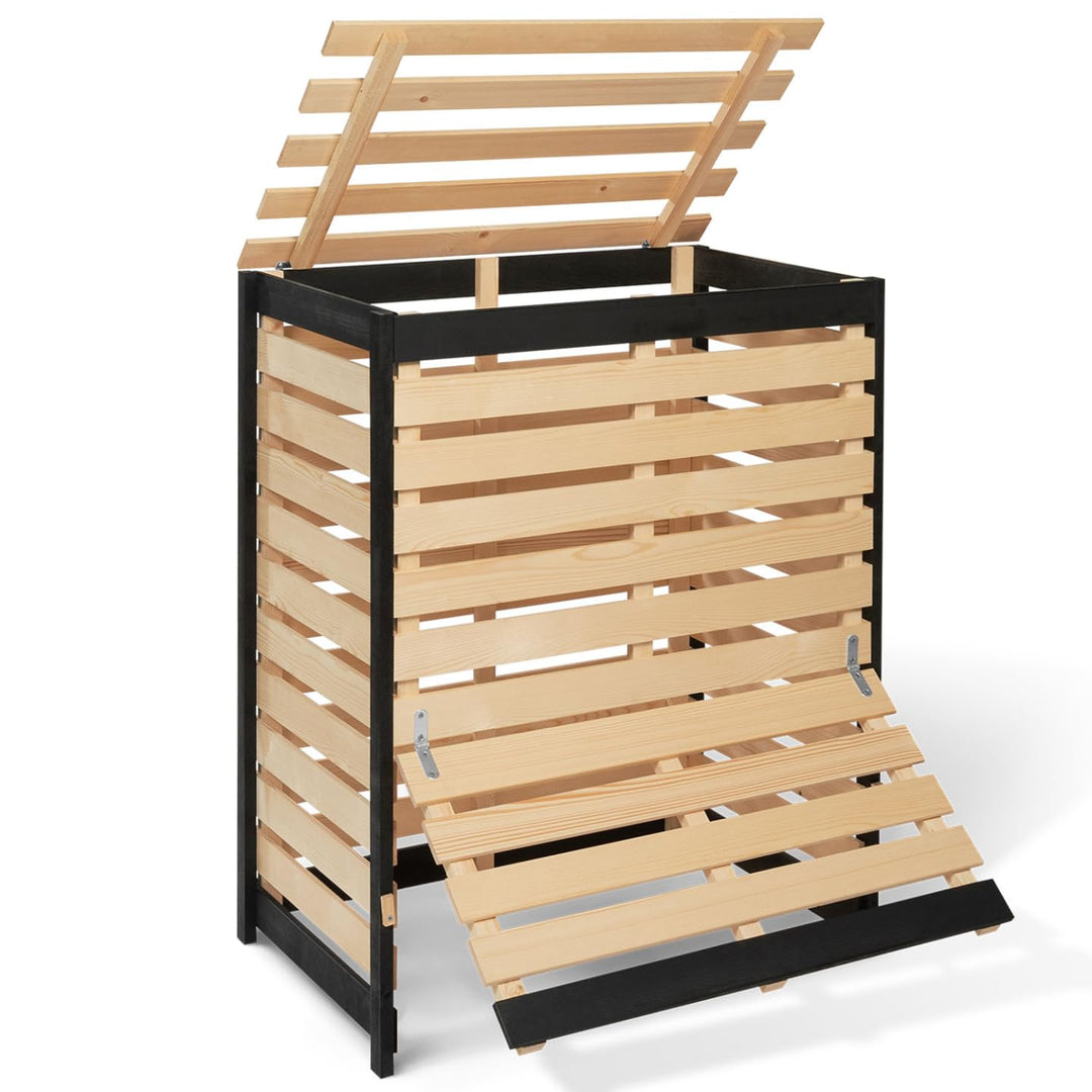 IDMarket - Kompostbehälter aus Holz, 360 l